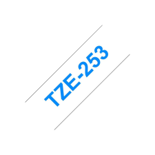 Brother laminated tape TZe-253 - Blue on white (TZE253) nyomtató kellék