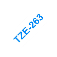 Brother laminated tape TZe-263 - Blue on white (TZE263) nyomtató kellék