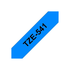 Brother laminated tape TZe-541 - Black on blue (TZE541) nyomtató kellék
