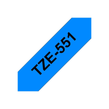 Brother laminated tape TZe-551 - Black on blue (TZE551) nyomtató kellék