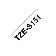 Brother laminated tape TZe-S151 - Black on clear (TZES151) nyomtató kellék
