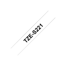 Brother laminated tape TZe-S221 - Black on white (TZES221) nyomtató kellék