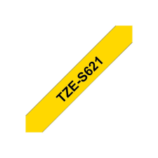Brother laminated tape TZe-S621 - Black on yellow (TZES621) nyomtató kellék