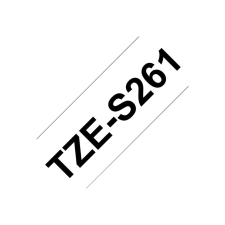 Brother laminated tape TZeS261 - Black on white (TZES261) nyomtató kellék