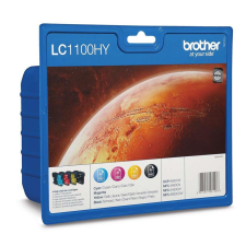 Brother LC1100HY nagykapacitású kit (Cyan, Magenta, Yellow, Black) nyomtatópatron & toner