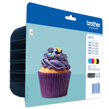 Brother lc123 multipack tintapatron lc123valbp nyomtatópatron & toner