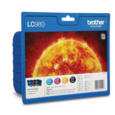  Brother LC980BKCMY eredeti tintapatron csomag nyomtatópatron & toner