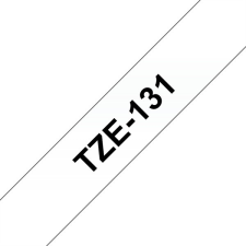 Brother szalag TZe-131, Átlátszó alapon Fekete, Laminált, 12mm 0.47&quot;, 8 méter nyomtató kellék