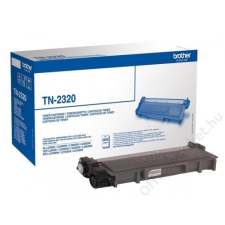 Brother TN2310 Lézertoner HL L2300D, DCP L2500D nyomtatókhoz, BROTHER fekete, 2,6k (TOBTN2320) nyomtatópatron & toner