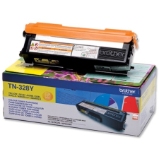 Brother TN-328Y (6000 lap) eredeti sárga toner nyomtatópatron & toner