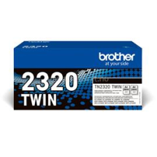 Brother Toner TN-2320WIN Fekete (2x 2600 oldal) (TN2320TWIN) nyomtatópatron & toner