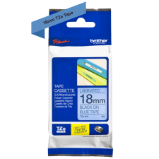 Brother TZE-541 (18mm) kék háttéren fekete szín - 8m festékszalag nyomtató kellék