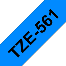 Brother TZe-561 laminált P-touch szalag (36mm) Black on Blue - 8m nyomtató kellék