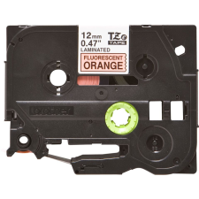 Brother TZE-B31 laminált P-touch szalag (12mm) Black on Flu Orange - 5m címkézőgép