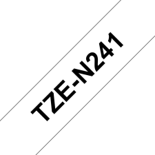 Brother tze-n241 p-touch szalag (18mm) black on white - 8m tzen241 nyomtató kellék