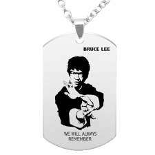 Bruce Lee medál lánccal, választható több formában és színben medál