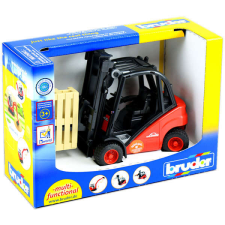 Bruder 02511B Linde H30D villás targonca - 23 cm autópálya és játékautó