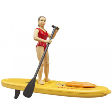 Bruder Álló evezős deszka vízimentővel makett