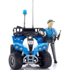 Bruder Bworld rendőrségi quad női sofőrrel autópálya és játékautó