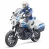 Bruder Bworld Scrambler Ducati rendőrmotor rendőrrel 62731