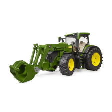 Bruder John Deere 7R 350 homlokrakodóval (03151) autópálya és játékautó
