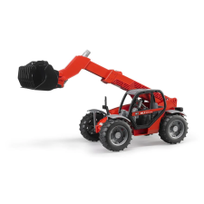 Bruder Manitou MLT 633 teleszkópos markoló Piros autópálya és játékautó
