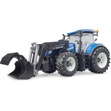Bruder New Holland T7.315 traktor markolóval Kék (03121) autópálya és játékautó