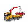 Bruder Scania Super 560R Vontató autó - Sárga (03552)