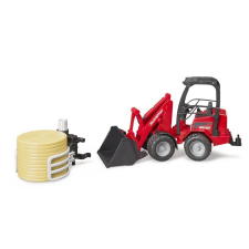 Bruder Schaffer 2530 Bálázó traktor - Piros (2192) autópálya és játékautó