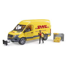 Bruder Sprinter DHL Furgon Kiegészítőkkel autópálya és játékautó