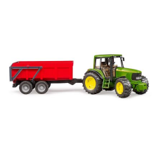 Bruder Traktor - JOHN DEERE 6920, billenthető pótkocsival - 2057 1:16 autópálya és játékautó