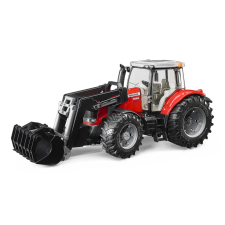 Bruder traktor Massey Ferguson 7624 elülső rakodóval autópálya és játékautó
