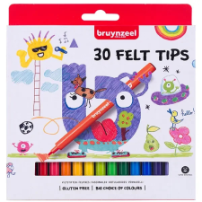 Bruynzeel filctollkészlet - 30 db filctoll, marker