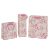  BSB Glick ajándéktasak (20x22,5x10cm) halvány rózsaszín virágos (5)