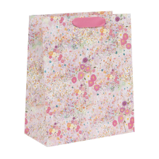 BSB Glick ajándéktasak (26x31,5x13,5 cm) halvány rózsaszín virágos (5) ajándéktasak