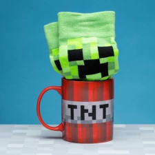 BSTF Minecraft bögre és zokni szett bögrék, csészék