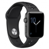 BSTRAP Apple Watch Silicone Sport 42/44mm szíj, Black