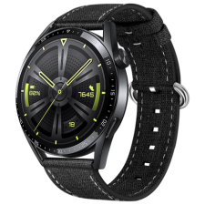 BSTRAP Denim szíj Samsung Galaxy Watch 3 45mm, black okosóra kellék