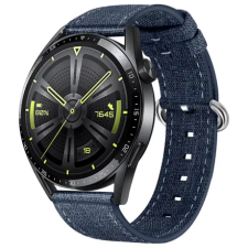 BSTRAP Denim szíj Xiaomi Haylou Solar LS05, royal blue okosóra kellék