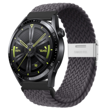 BSTRAP Elastic Nylon 2 szíj Huawei Watch 3 / 3 Pro, space ash okosóra kellék