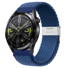 BSTRAP Elastic Nylon 2 szíj Huawei Watch GT2 Pro, cold blue okosóra kellék