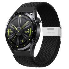 BSTRAP Elastic Nylon 2 szíj Xiaomi Amazfit GTR 2 / GTR 47mm, black okosóra kellék
