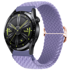BSTRAP Elastic Nylon szíj Samsung Galaxy Watch 3 41mm, lavender okosóra kellék