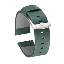 BSTRAP Fine Leather szíj Xiaomi Amazfit Stratos 2/2S/3, green okosóra kellék