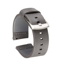 BSTRAP Fine Leather szíj Xiaomi Haylou Solar LS05, gray okosóra kellék