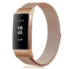 BSTRAP Fitbit Charge 3 Milanese (Large) szíj, Rose Gold mobiltelefon kellék