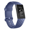 BSTRAP Fitbit Charge 3 Silicone Diamond (Small) szíj, Dark Blue