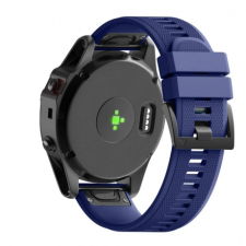 BSTRAP Garmin Fenix 5s Silicone Acton szíj, Dark Blue óraszíj