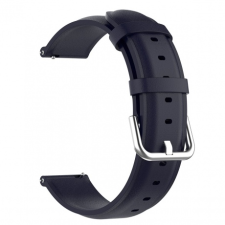 BSTRAP Garmin Venu 2 Leather Lux szíj, navy blue okosóra kellék