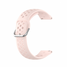 BSTRAP Garmin Venu 2S Silicone Dots szíj, Sand Pink okosóra kellék